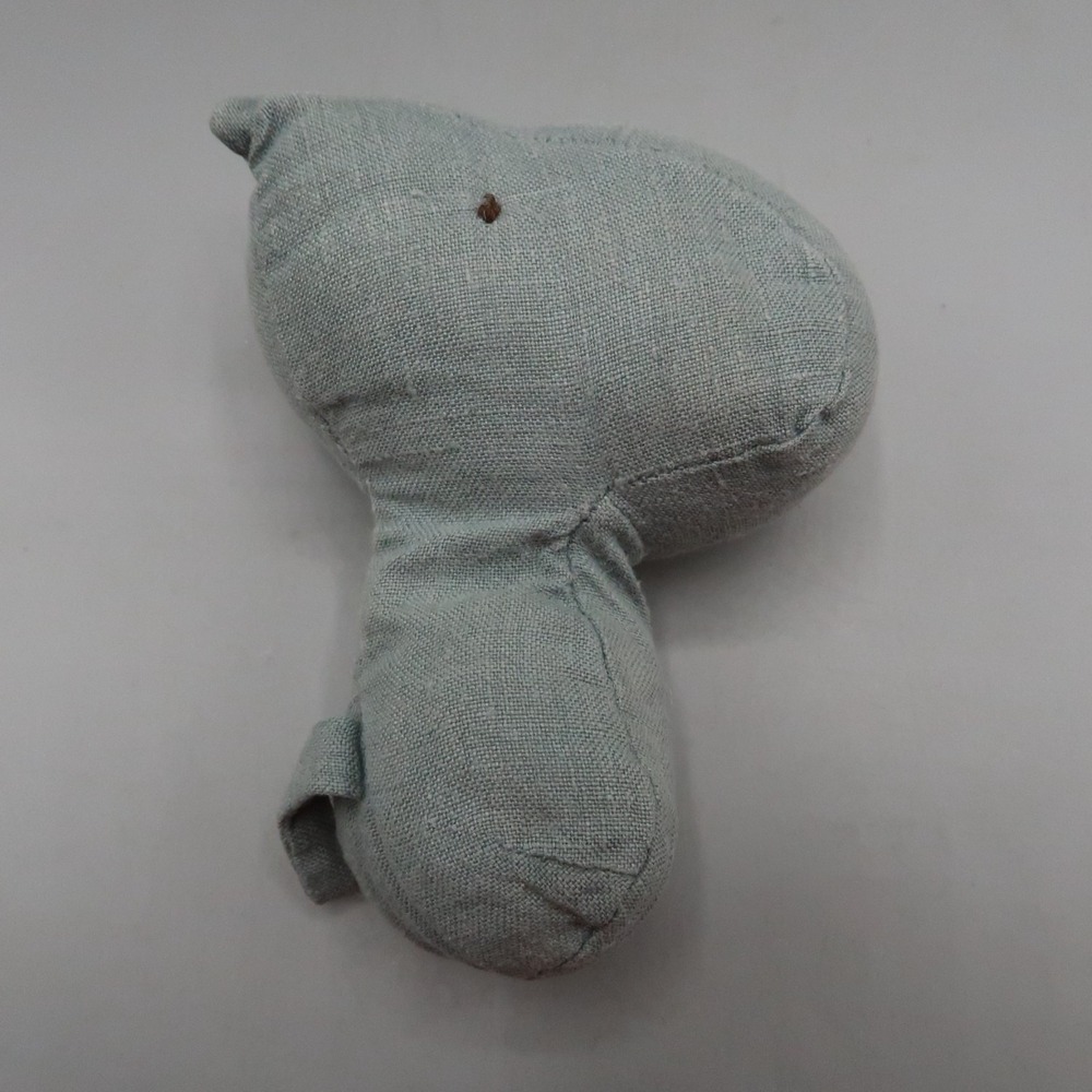 Maileg Rhino Noah's Ark Rattle Bean Bag Plush Stuffed Animal Toy Infant Baby 4"